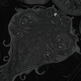 Eskt031 Chest Embroidered Beaded Off Shoulder Dress