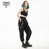 'Trouble in Paradise'  Distressed Punk Cargo Pants