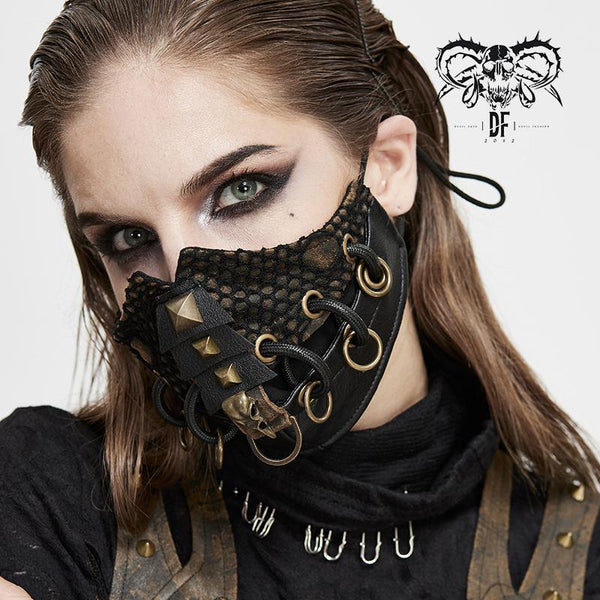 Chromium' Distressed Steampunk Mask – DevilFashion Official