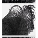 As082 Mesh Flower Feather Top Hat