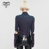 'Serpentine' Cyberpunk Mesh Top