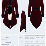 'Victorian Dandy' Formal Swallow-tail Goth Coat