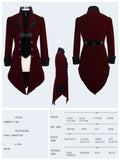 'Victorian Dandy' Formal Swallow-tail Goth Coat