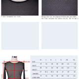 'Geometric Hell' Mesh Unisex Gothic Top