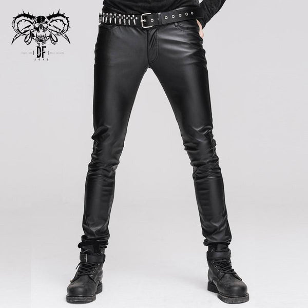 'Vicious' Punk Skinny Leather Pants – DevilFashion Official