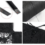Sst014 Tassel Gothic Swimsuit Set
