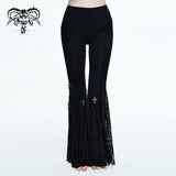 'Corrupted Mermaid' Gothic Bell Bottom Pants