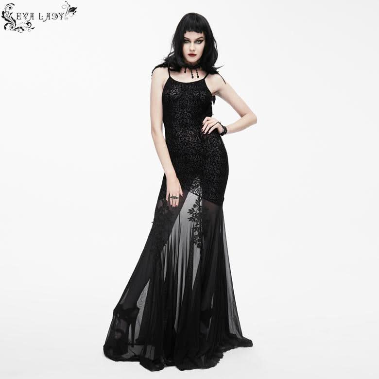 Love Like Blood' Floor Length Fishtail Dress Love Like Blood' Floor Length Fishtail Dress