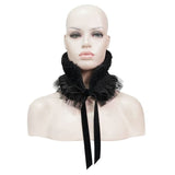 'Callista' Gothic Neckerchief And Headwear Accessory (Black)