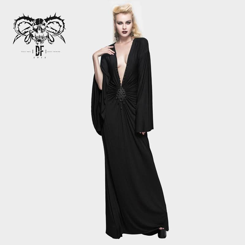 Death's Scythe' Gothic Evening Dress Death's Scythe' Gothic Evening Dress