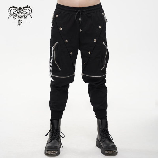 1pc Men Studded Decor Punk Pant Chain, For Party