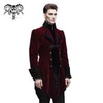 Western Fashion Gothic Embroidered Collar Men Tuxedo Black µ丱±¾