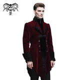 Western Fashion Gothic Embroidered Collar Men Tuxedo Black µ丱±¾