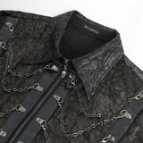 SHT139 gold stamping pleated Long-sleeved shirts