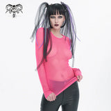 'Chemical X'  Punk Mesh Tee (Runaways Pink)