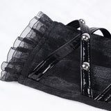 Black Loop Riot Half-Gloves