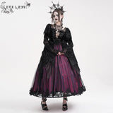 Raven Queen Jacquard Mesh Dress
