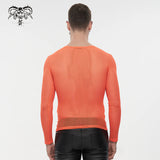 'Chemical X'  Punk Mesh Tee (Bad Brains Orange)