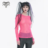 'Chemical X'  Punk Mesh Tee (Runaways Pink)