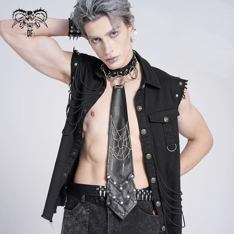Arachnid Requiem Tie — Devil Fashion Gothic Clothing
