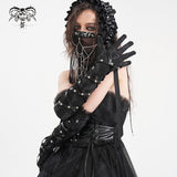 Black Loop Riot Half-Gloves