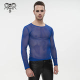 'Chemical X'  Punk Mesh Tee (Clash Blue)