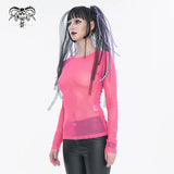 'Chemical X'  Punk Mesh Tee (Runaways Pink)