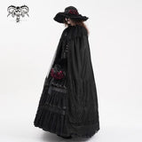 Eternal Mourning Lace Hooded Cloak