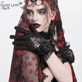 Obsidian Gleam Gothic Gloves