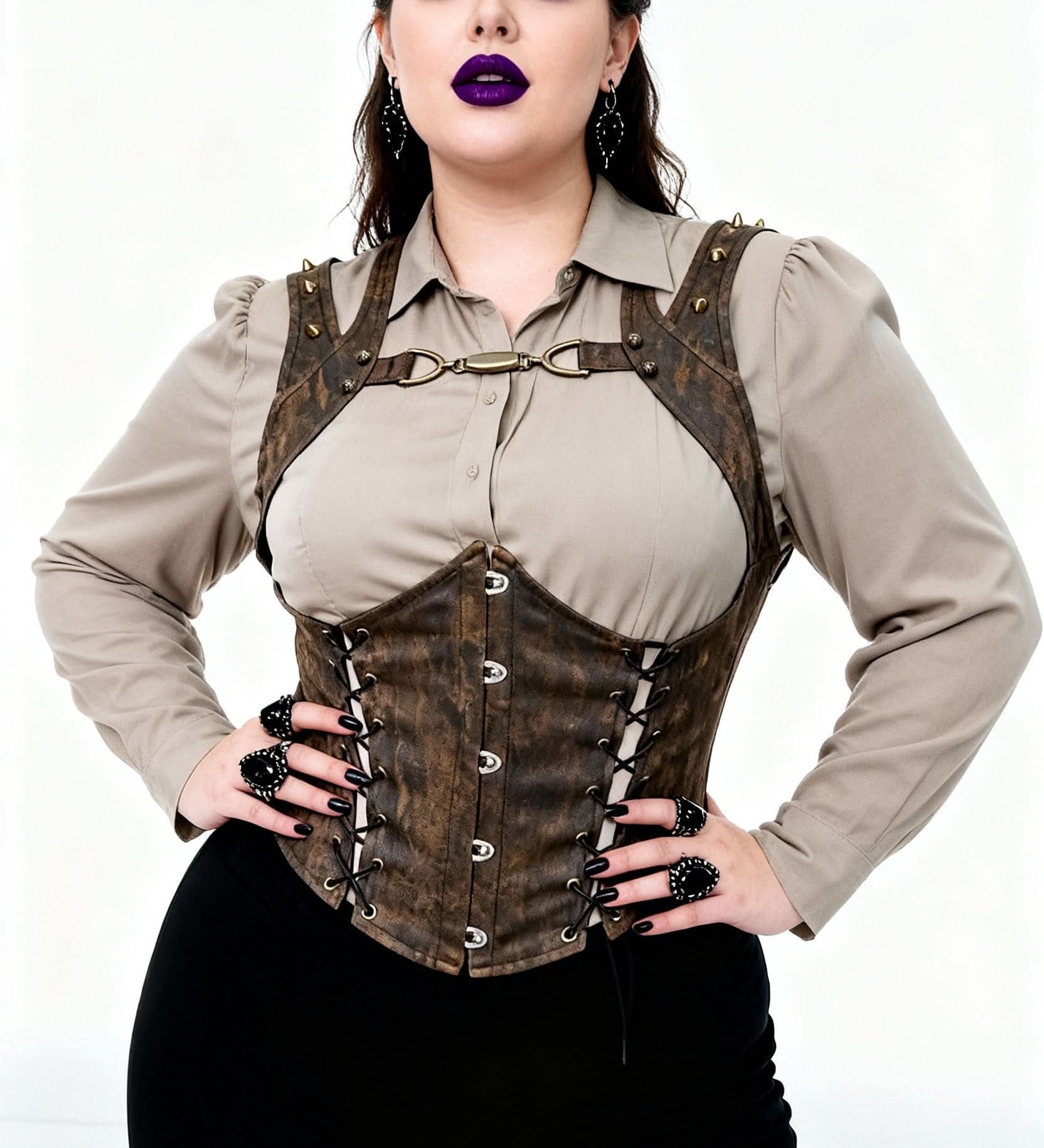 'Gears and Cogs' Steampunk Corset Vest
