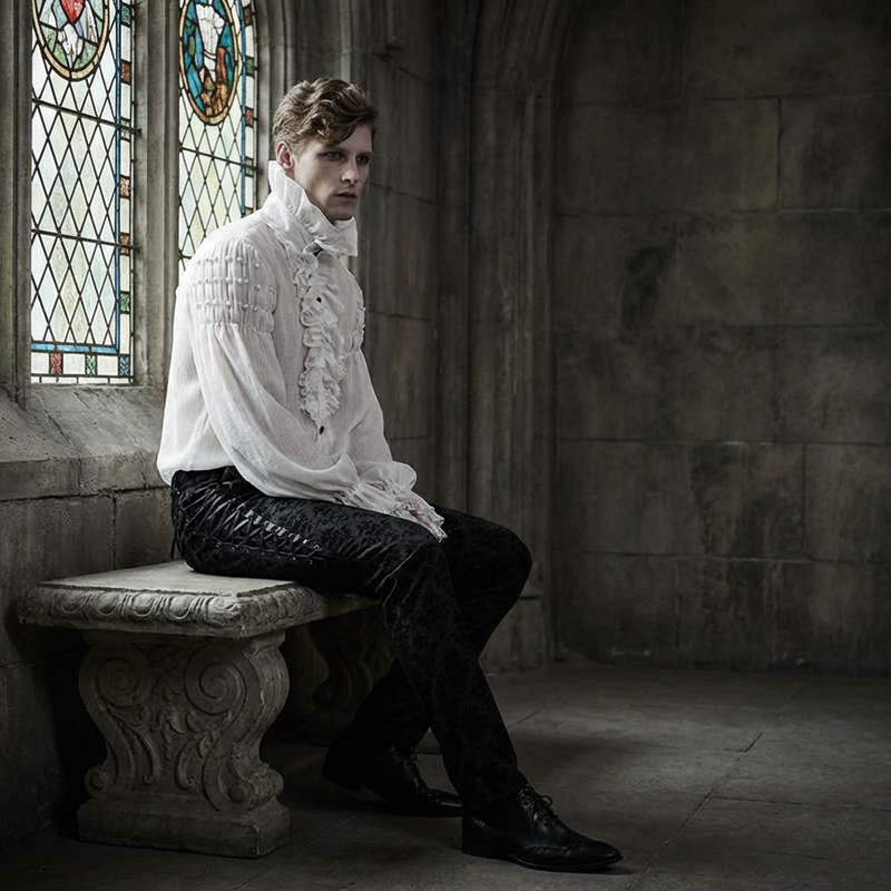 Gothic fashion model