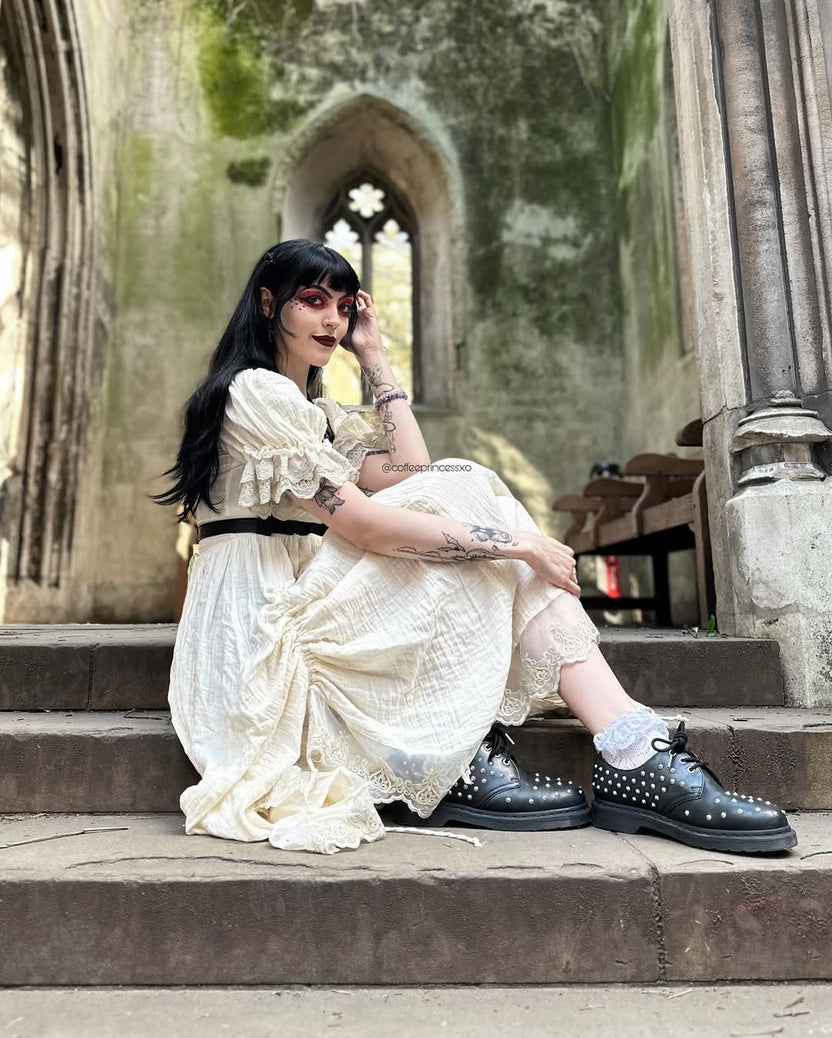 Phantom Goth Midi Dress