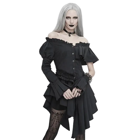 Lucretia' Semi Formal Gothic Dress | D... | DevilFashion Lucretia' Semi Formal Gothic Dress | D... | DevilFashion