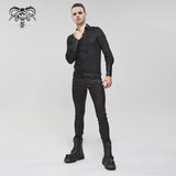 'Pulverize' Punk Fitted Pentagram Trousers
