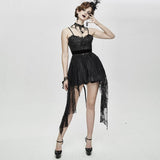'Miss Narcissist' Lace and Mesh Gothic Dress