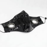 Mk04601 Women Bucktooth Bright Leather Mask
