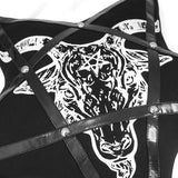 'Ave Satanas' Gothic Pentagram Pillow