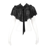 Lost Highway' Gothic Mesh Cape With Hood