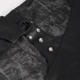 'Shivers' Punk Pants With Detachable Pocket