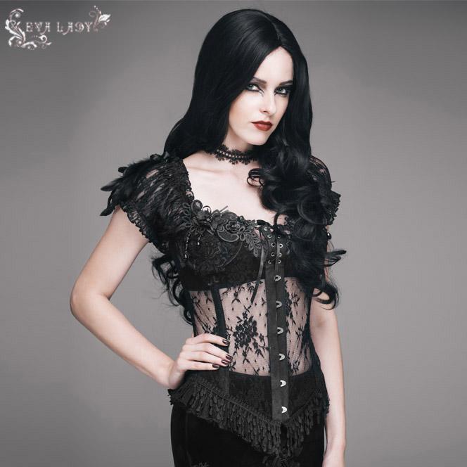 Women's corset top DEVIL FASHION - Lalena Gothic