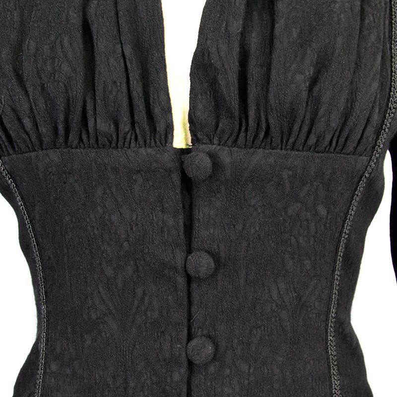 'Ishtar' Gothic Peplum Top with Lace