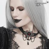 'Harvest Moon' Gothic Choker with Chains
