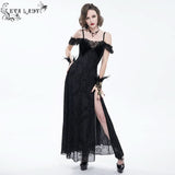 'Burn the Witch' Gothic Slip Dress