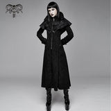 'Stardust' Gothic Overcoat With Cape Collar.