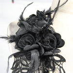 Elastic Ribbon Lace Sexy Women Bra Accessory With Roses