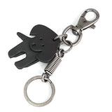 'Hachiko' Punk Keychain (Black)