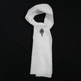 Purgatory' Gothic Dress Tie (White)