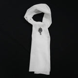 'Purgatory' Gothic Dress Tie (White)