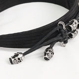 'Macabre Reality' Gothic Skull Braided Headband