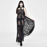 'Hecate' Sheer Lace Gothic Kimono